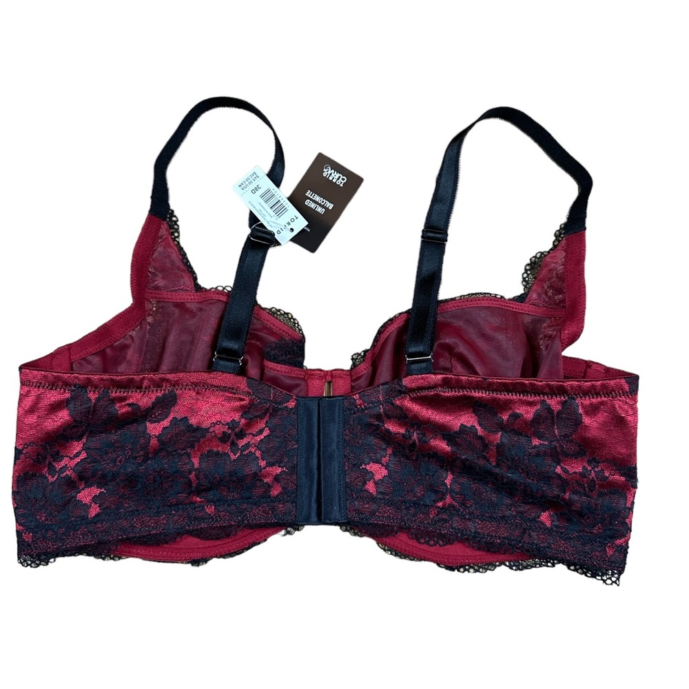 TORRID: NWT Unlined Balconette Underwire Lace & Silk Bra - Size 38D - Picture 9 of 14